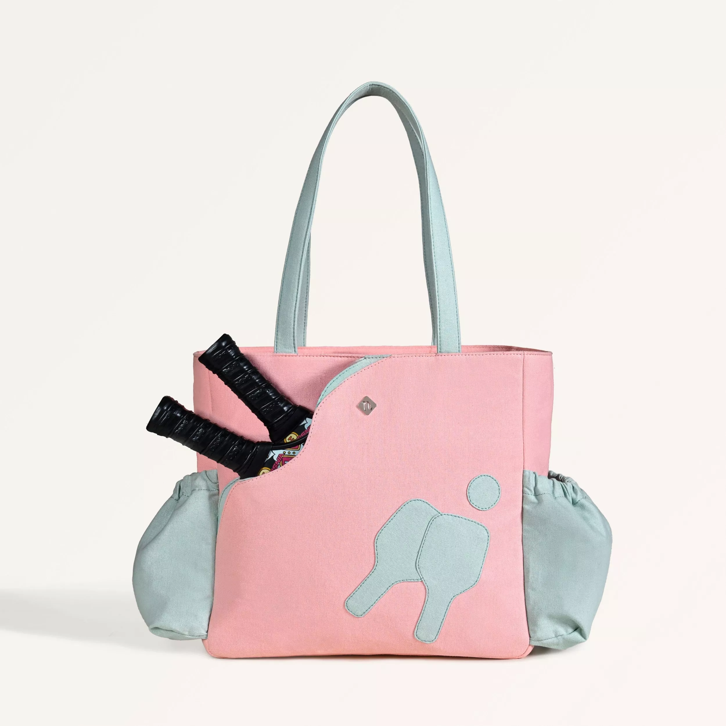 Pickleball Canvas Tote Handbag