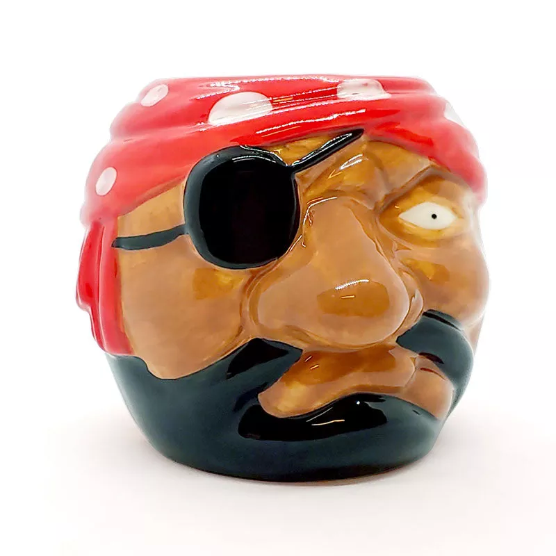 Pirate Head Tiki Mug - 16 ounce