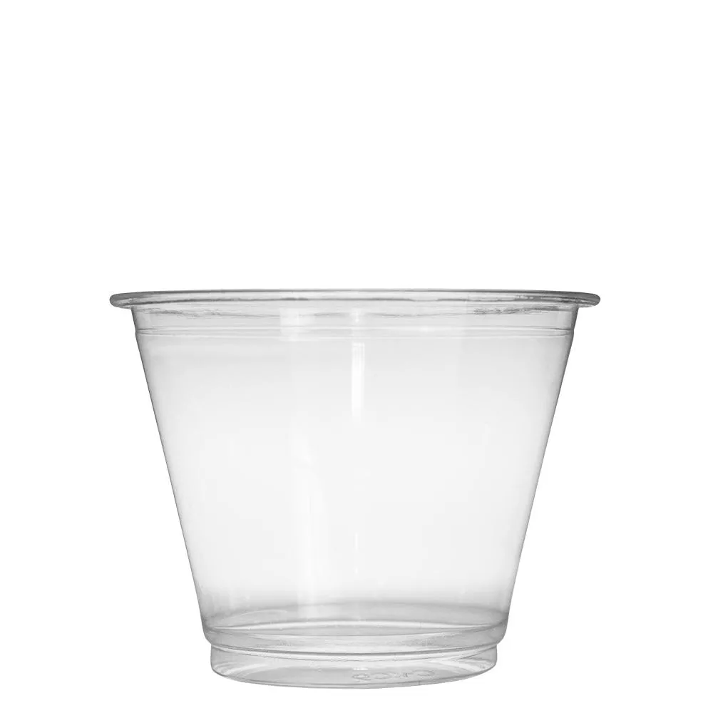 Plastic Cups - 9oz PET Cold Cups (92mm) - 1,000 ct