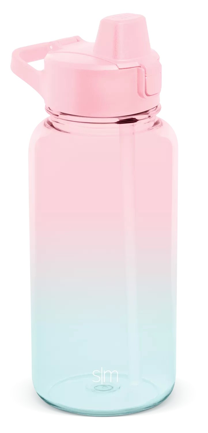 Plastic Summit With Simple Flip Silicone Straw Lid