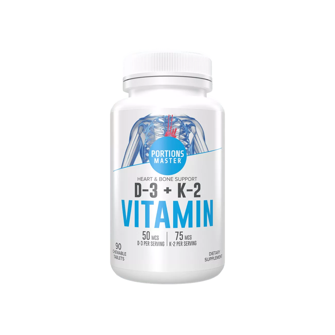 Portions Master Vitamin D3 & K2