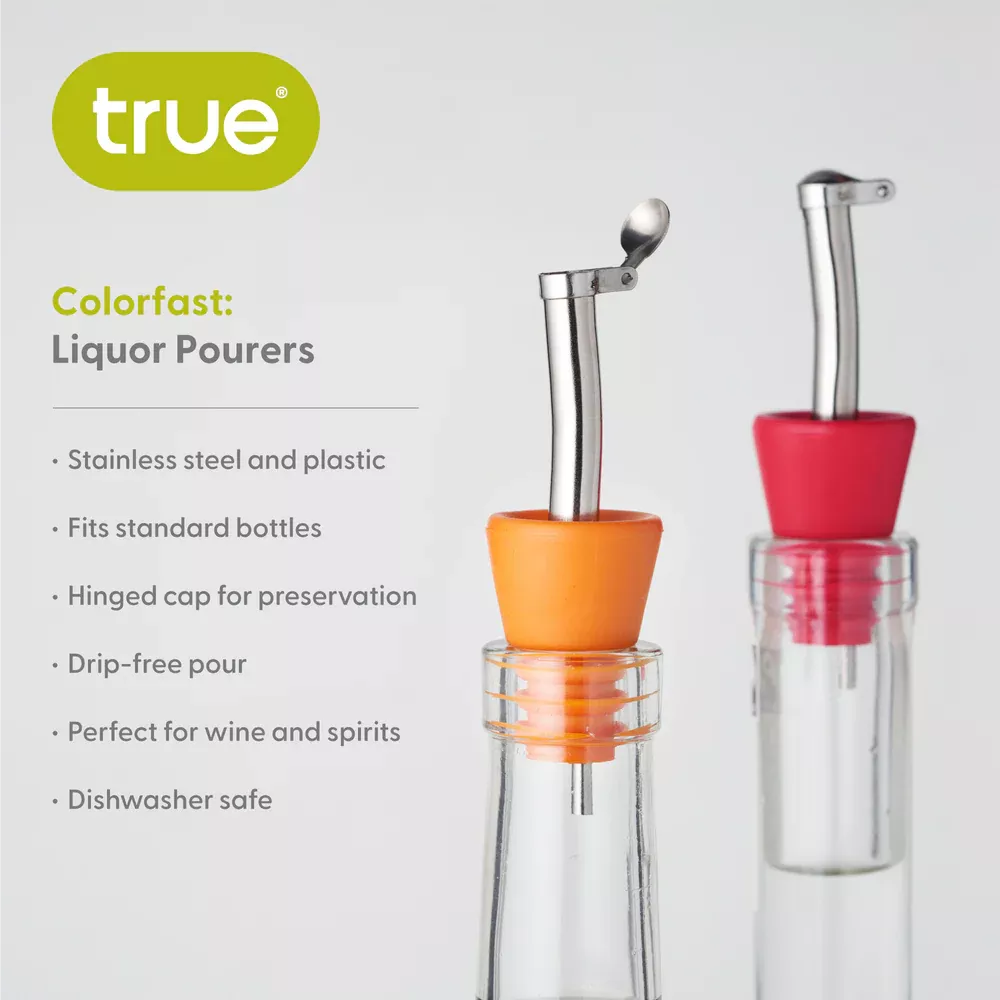 POUR SPOUT IN ASSORTED COLORS SET OF 2