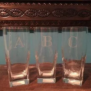 Pre-Engraved Rossini Glasses