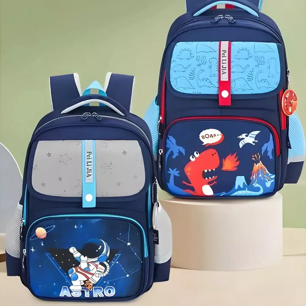 Premium Quality Large Capacity Dino /Space Printed School Backpack