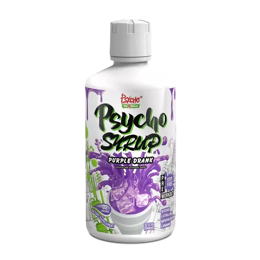 Psycho Pharma - Psycho Syrup|32 Servings|Purple Drank&Unflavored