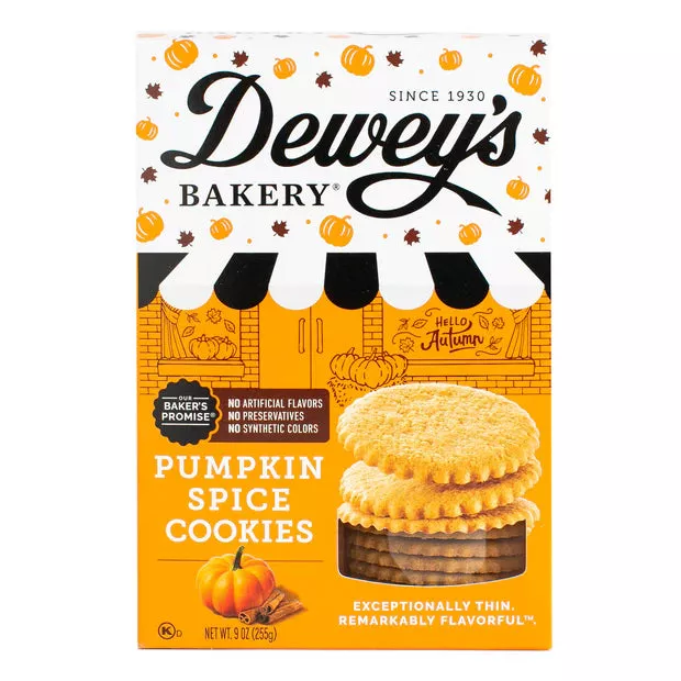 Pumpkin Spice Moravian Cookies, 9oz box