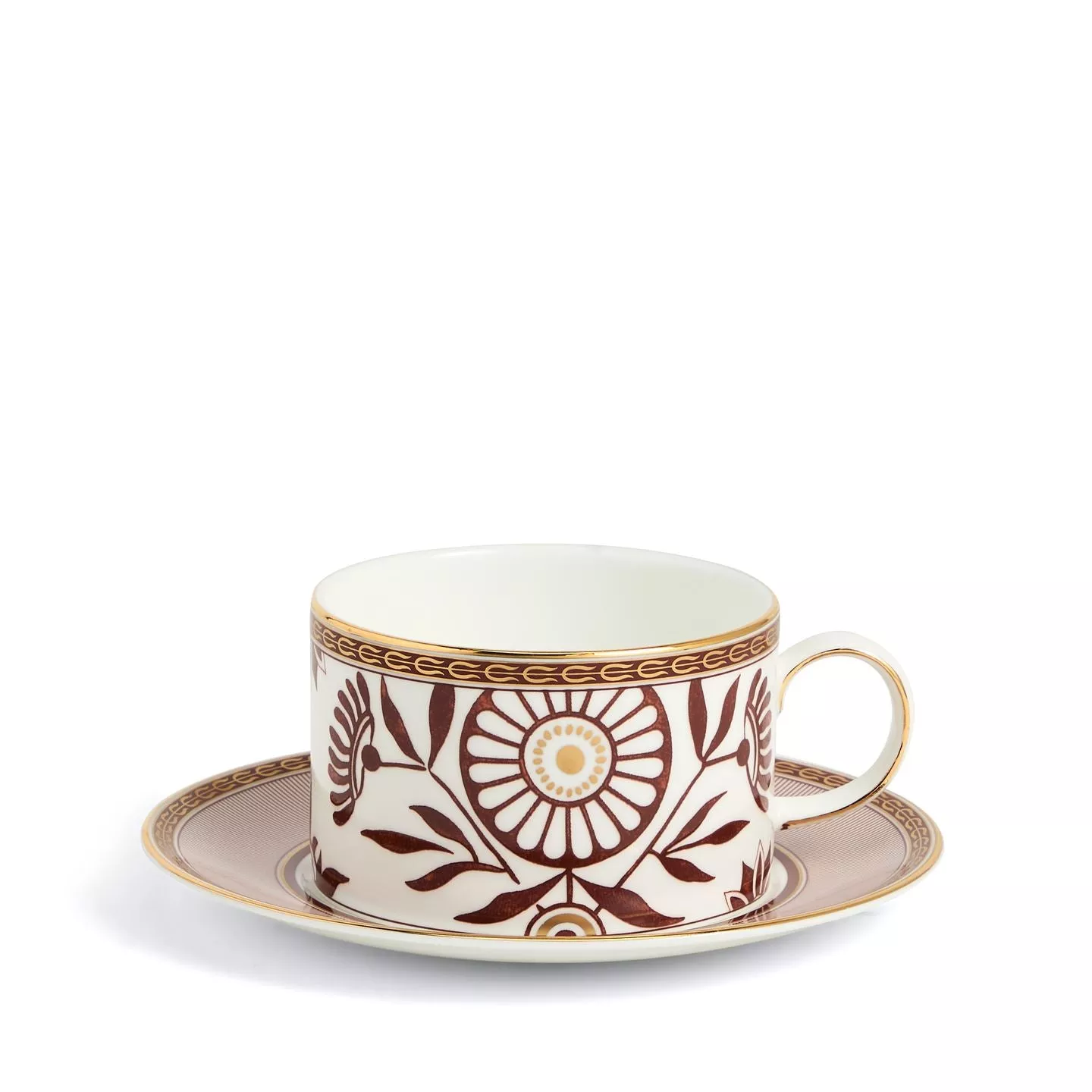 Red Splendour Teacup Saucer