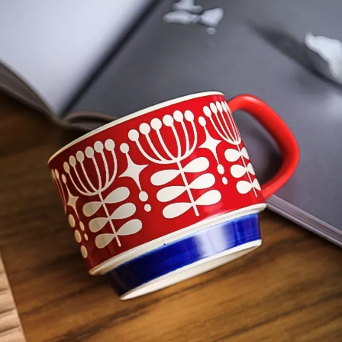 Red And White Cup