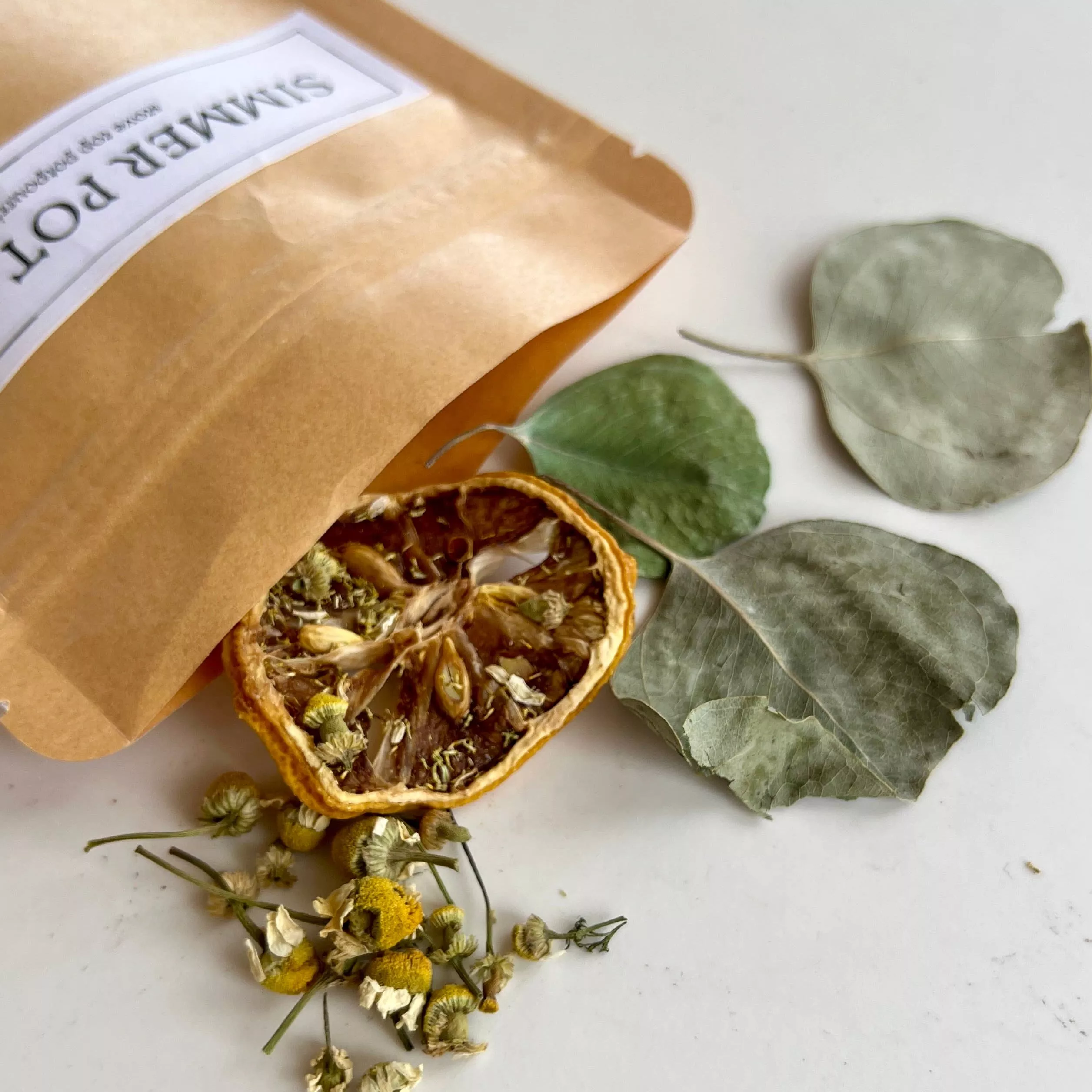 Refresh Simmer Pot Kit - Eucalyptus, Lemon & Chamomile