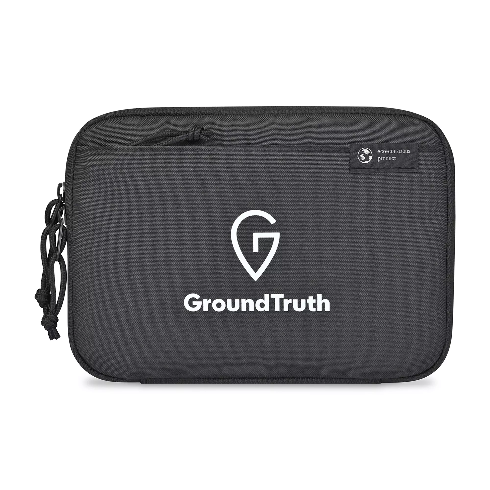 Renew Recycled rPET Slim Tech Organizer - Aware- Black