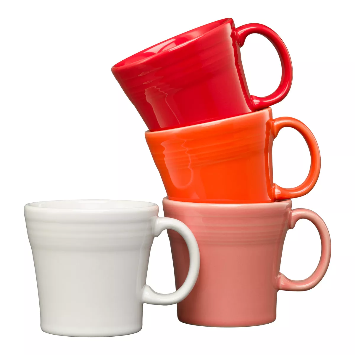 Retired Mixed Sunset Horizon 15 OZ Set of 4 Mixed Tapered Mug Set