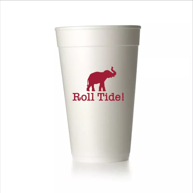 Roll Tide Elephant Cups|Foam&Frost Flex