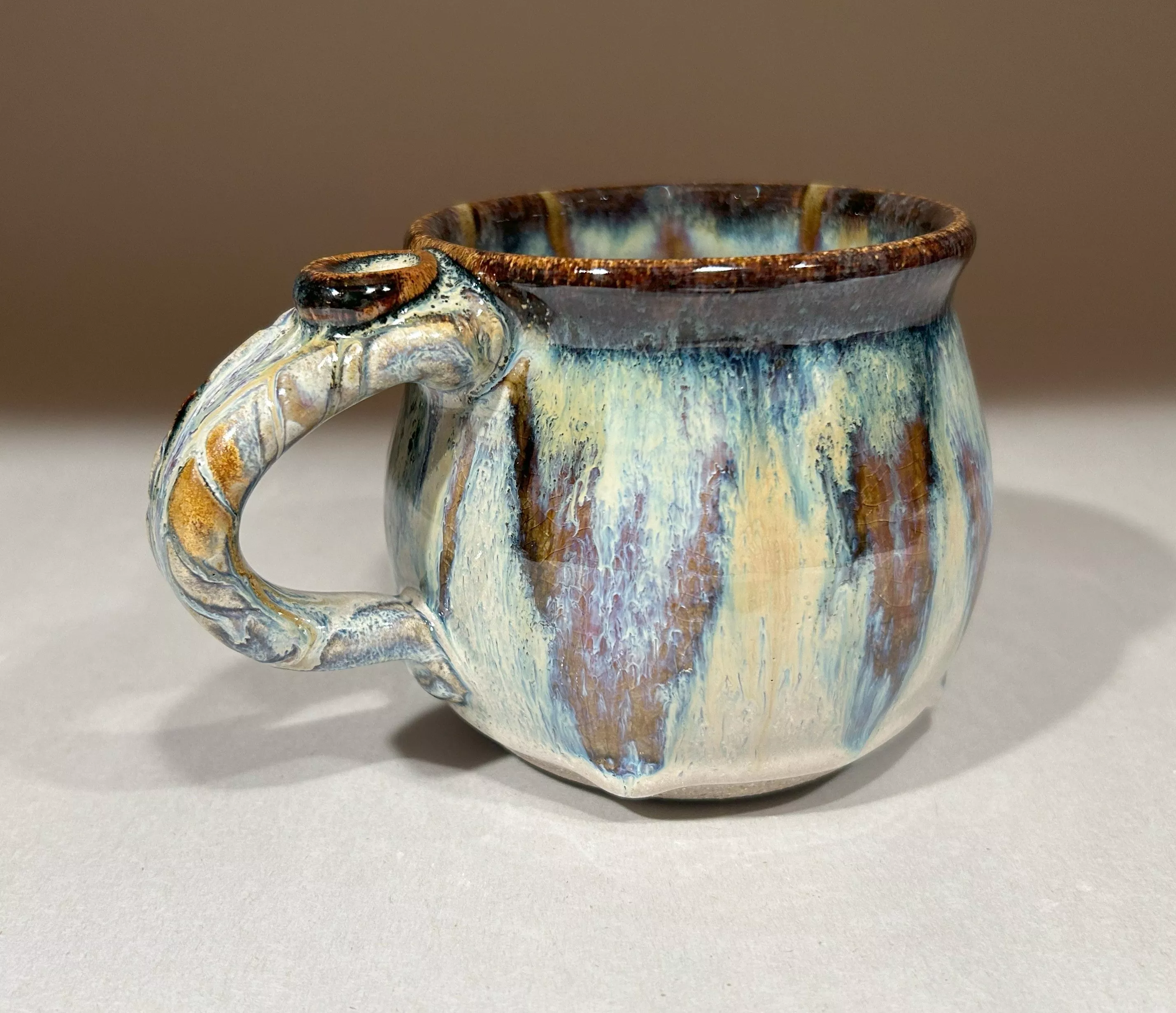 Round coffee mug|12 oz|Everything glaze