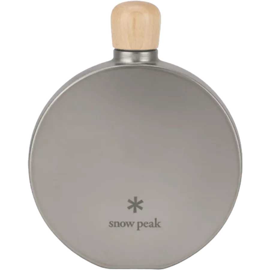 Round Titanium 5 oz Flask|One|One Size