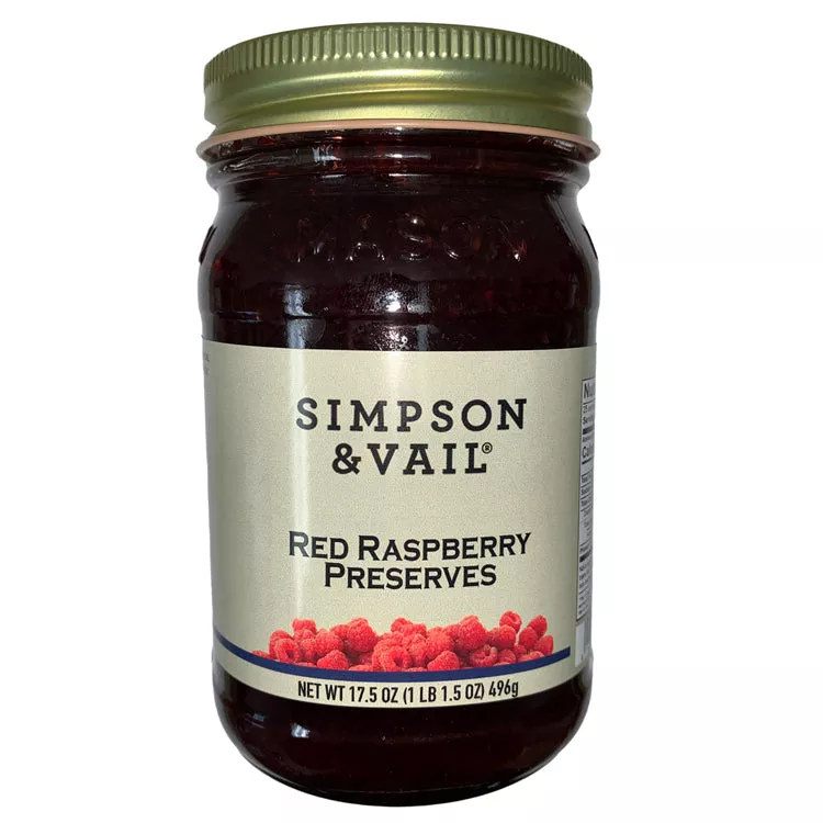 S&V Red Raspberry Preserve, 17.5 oz