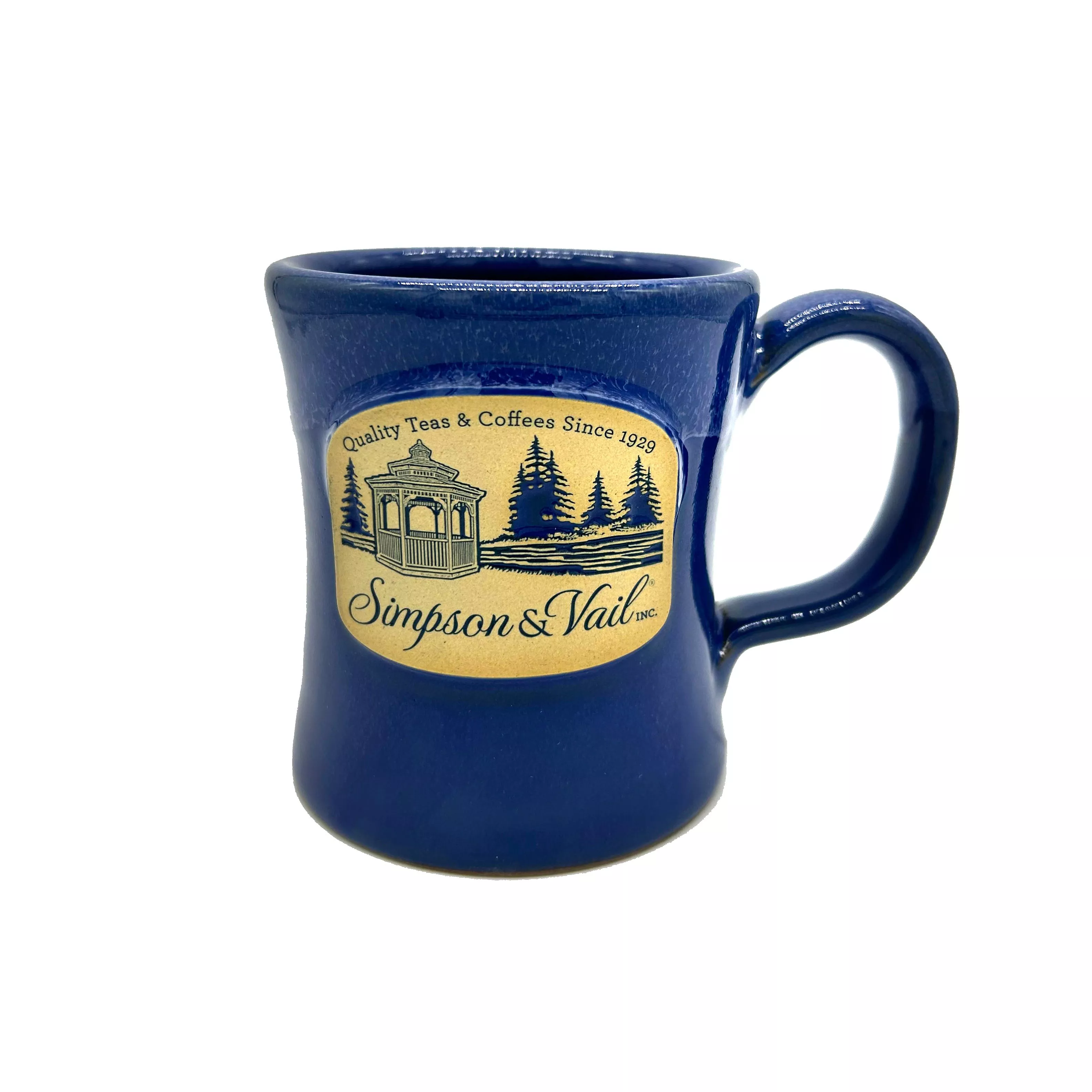 S&V Sky Blue w/White Mug, 10oz