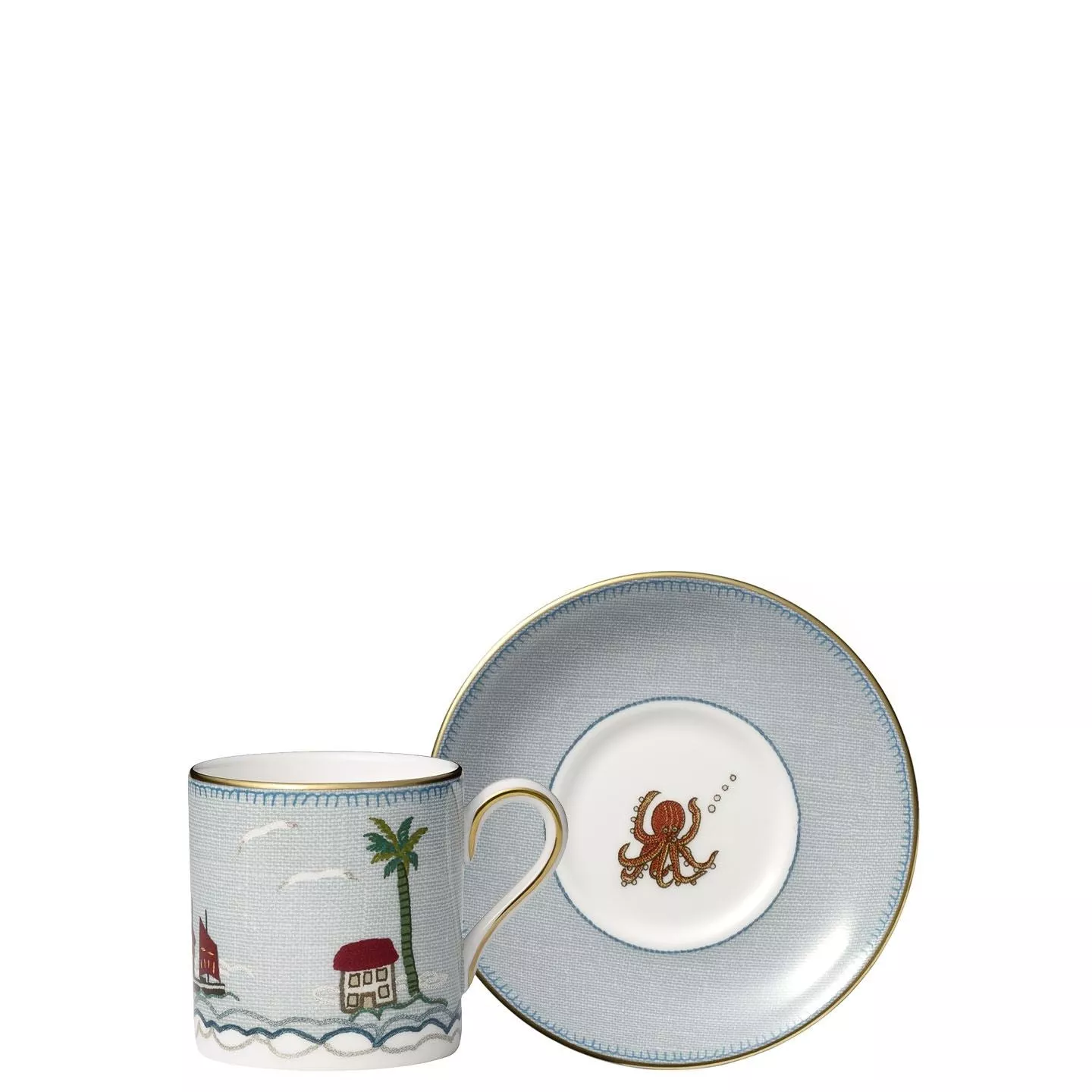 Sailor's Farewell Coffee Cup and Saucer