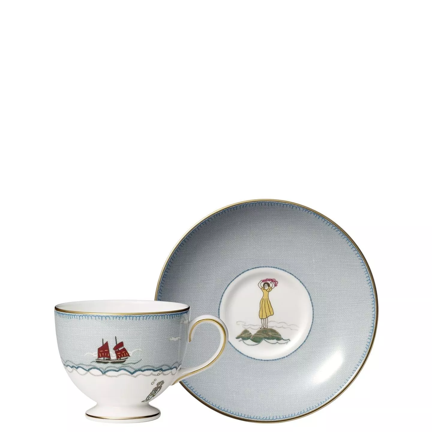 Sailor's Farewell Tea Cup and Saucer