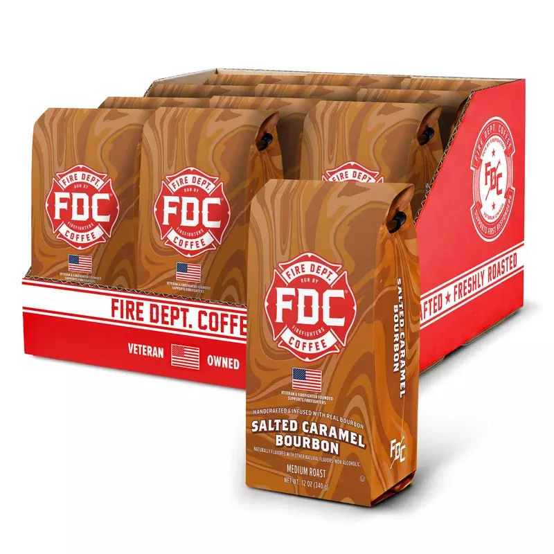 Salted Caramel Bourbon Infused, Wholesale Coffee
