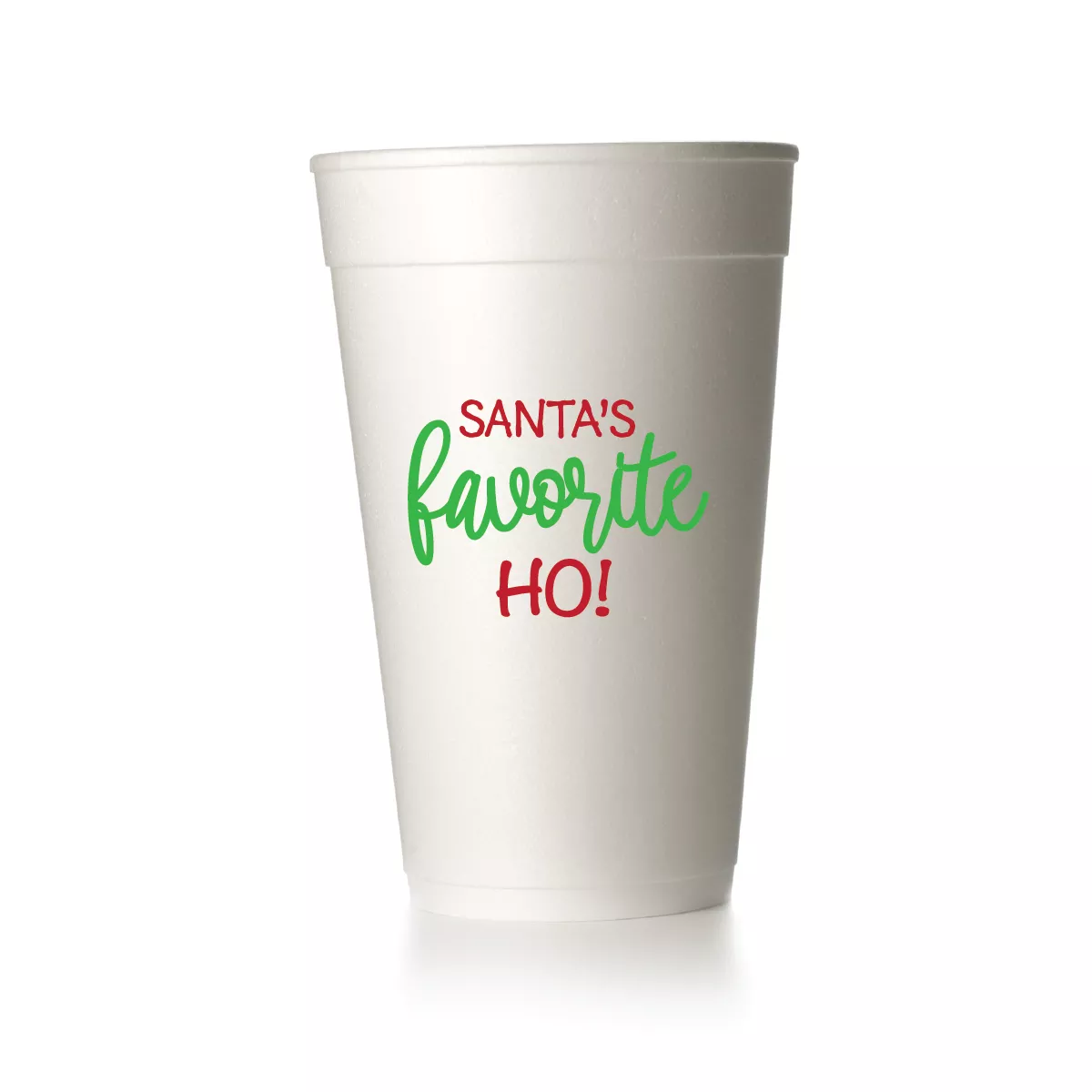 Santa's Favorite Ho Cups|Foam&Frost Flex