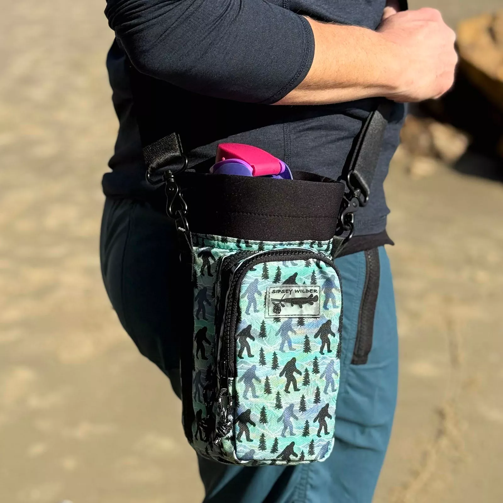 Sasquatch Mountain Water Bottle Carrier