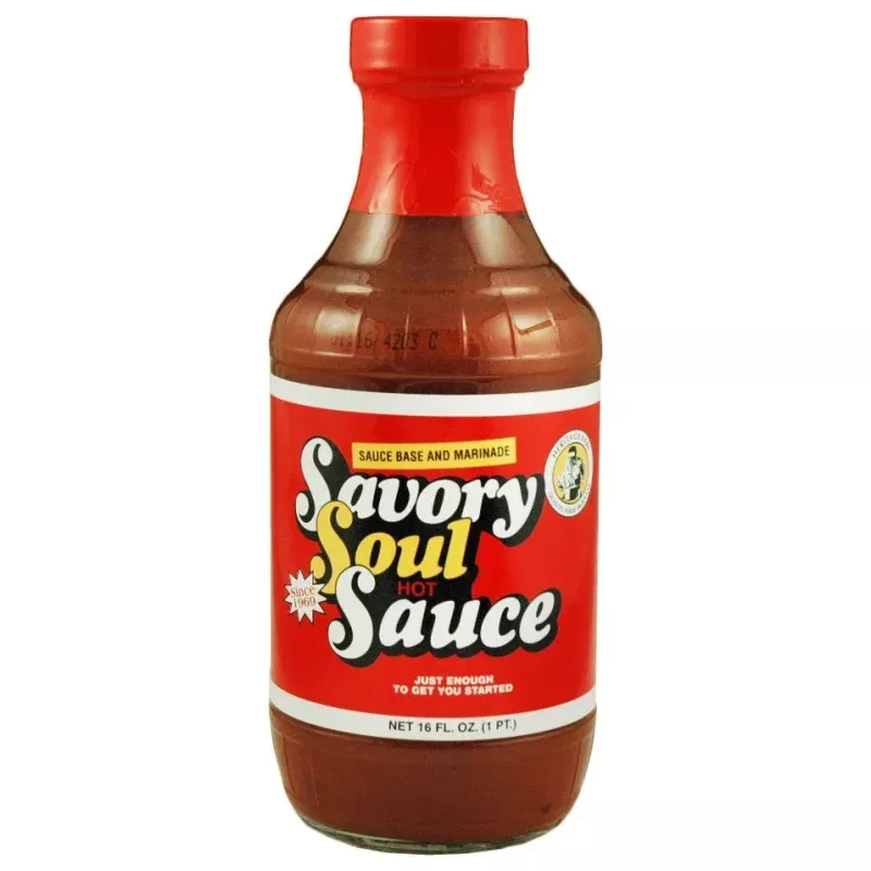 Savory Soul 16 Oz Hot Sauce|Each&Case of 12