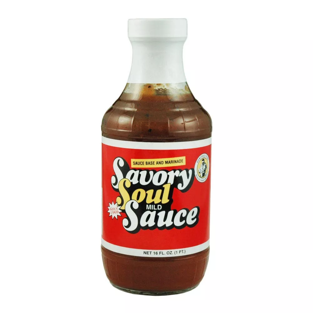 Savory Soul 16 Oz Mild Sauce|Each&Case of 12