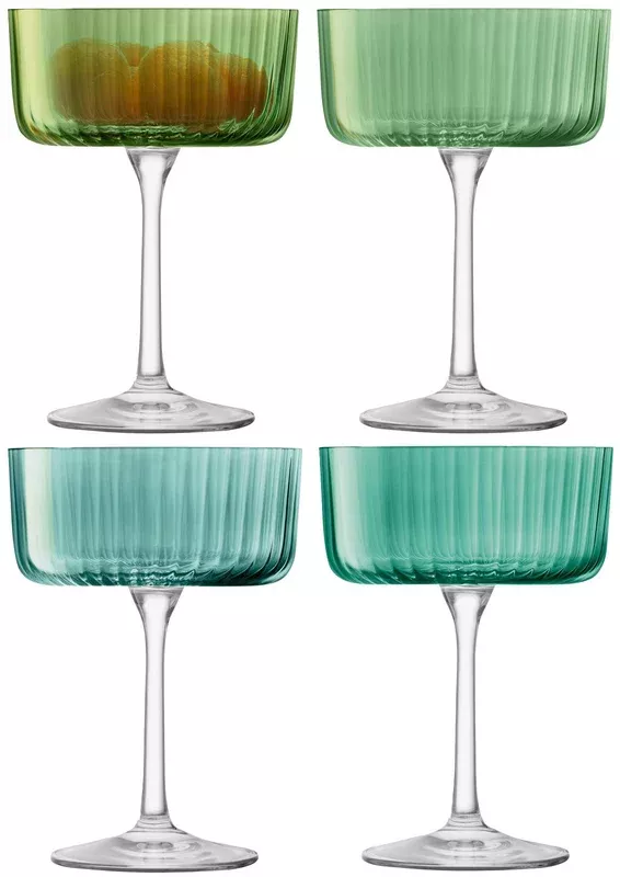 Set of 4 champagne glasses / Jade – LSA