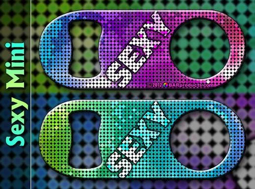 Sexy Glitter Mini Speed Bottle Opener
