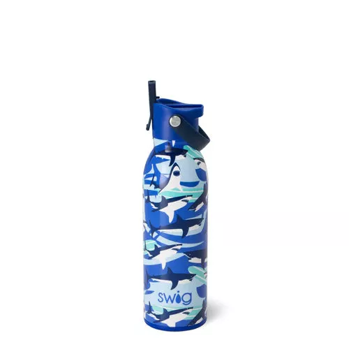 Shark Fin Flip + Slip Bottle 16oz