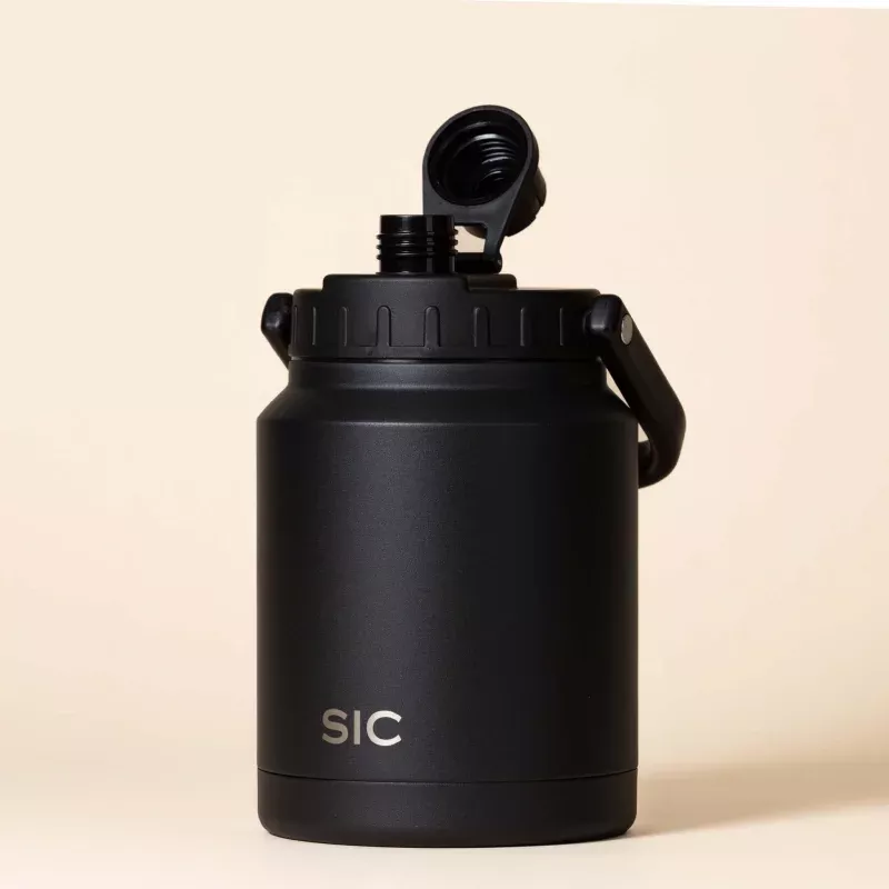 The SIC Jug 64 oz.|Matte Black&Gloss Ice White