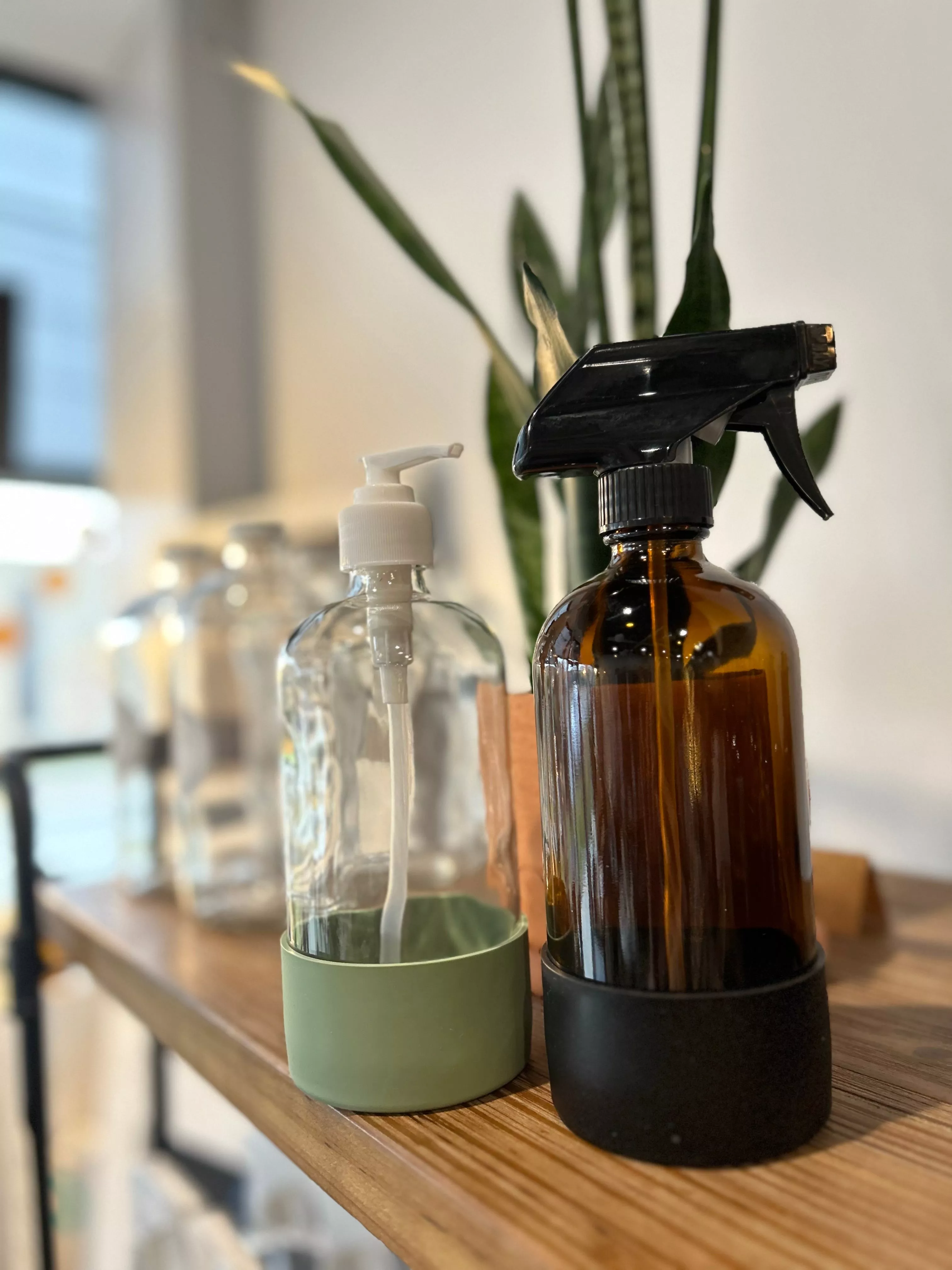 Silicone Bottle Sleeves|charcoal&Oatmeal