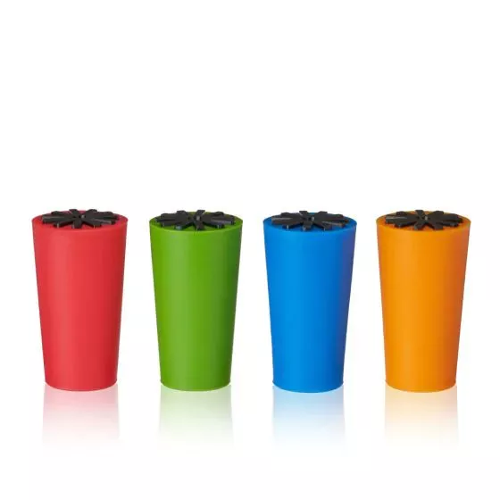 SILICONE BOTTLE STOPPER SET OF 4