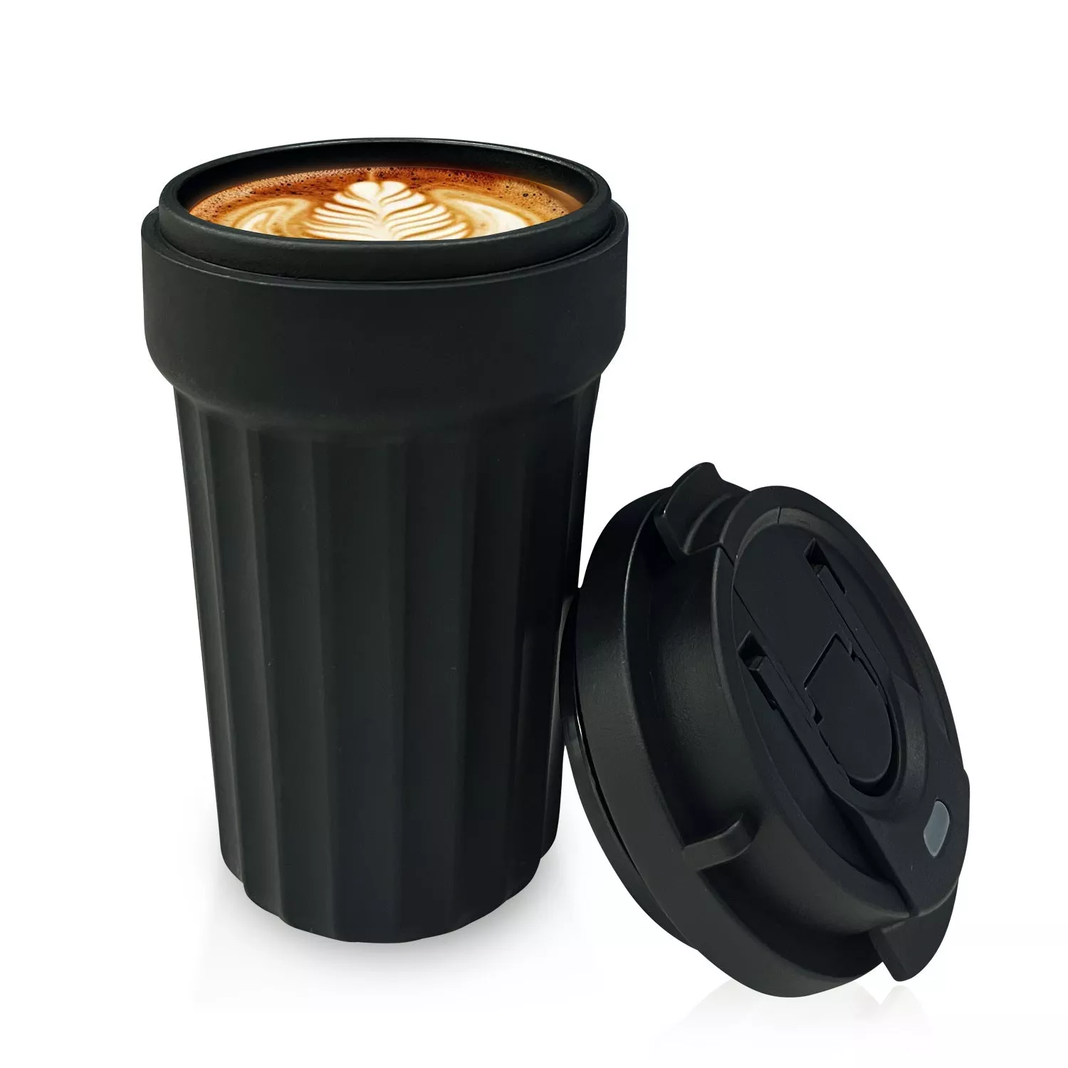 Silicone Coffee Cup|Black&White
