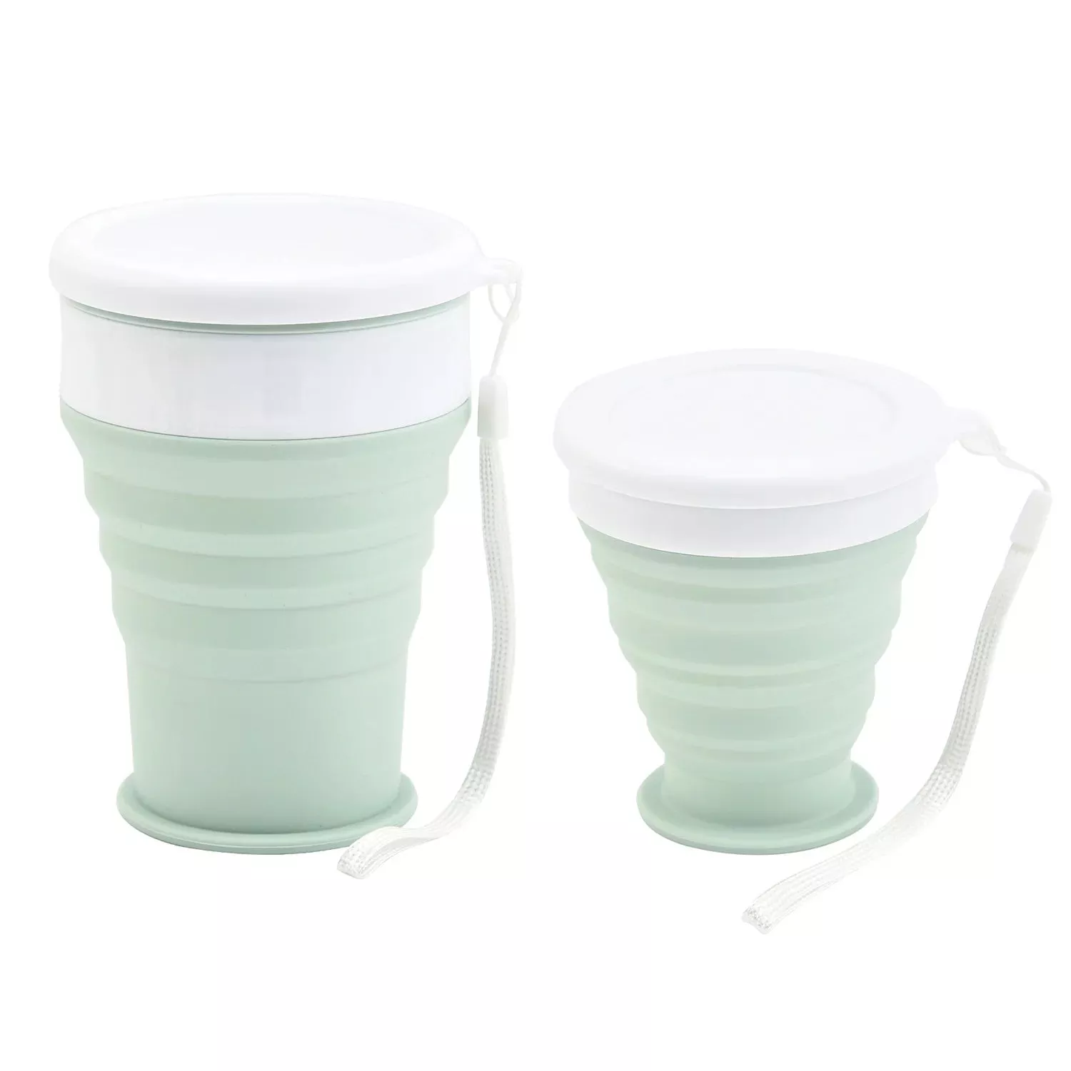Silicone Folding Cup|Pink&Mint