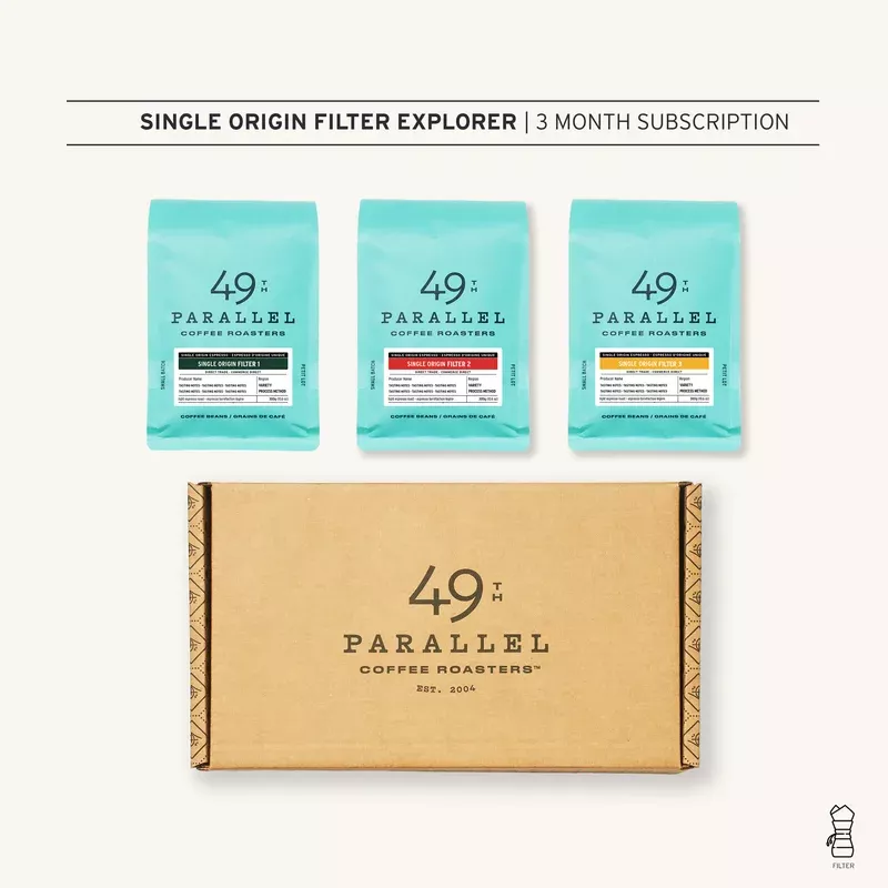 SINGLE ORIGIN FILTER EXPLORER | 3 MONTH