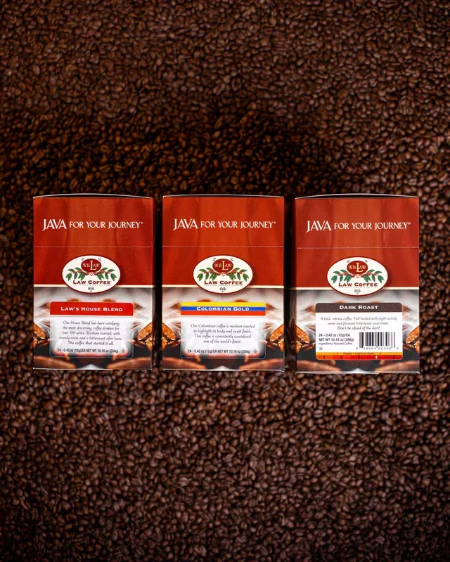 Single Serve Coffee Bundle (House, Dark & Colombian)