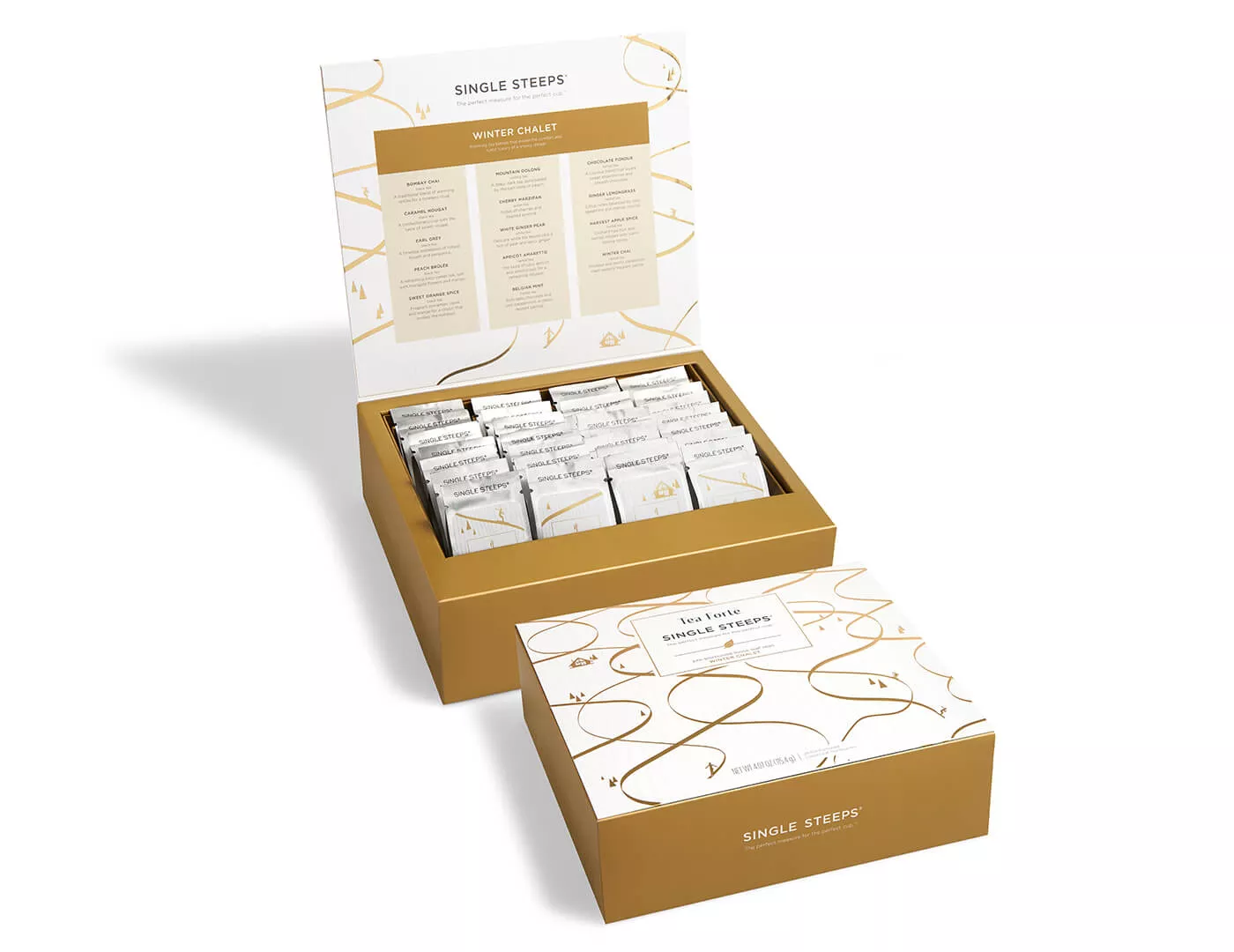 Single Steeps Tea Chest Winter Chalet