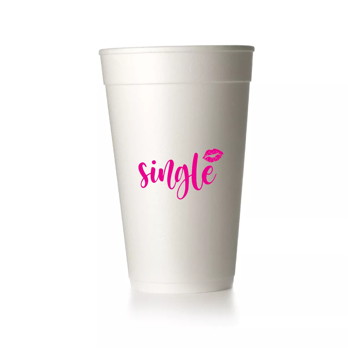 Single with a Kiss Cups|Foam&Frost Flex