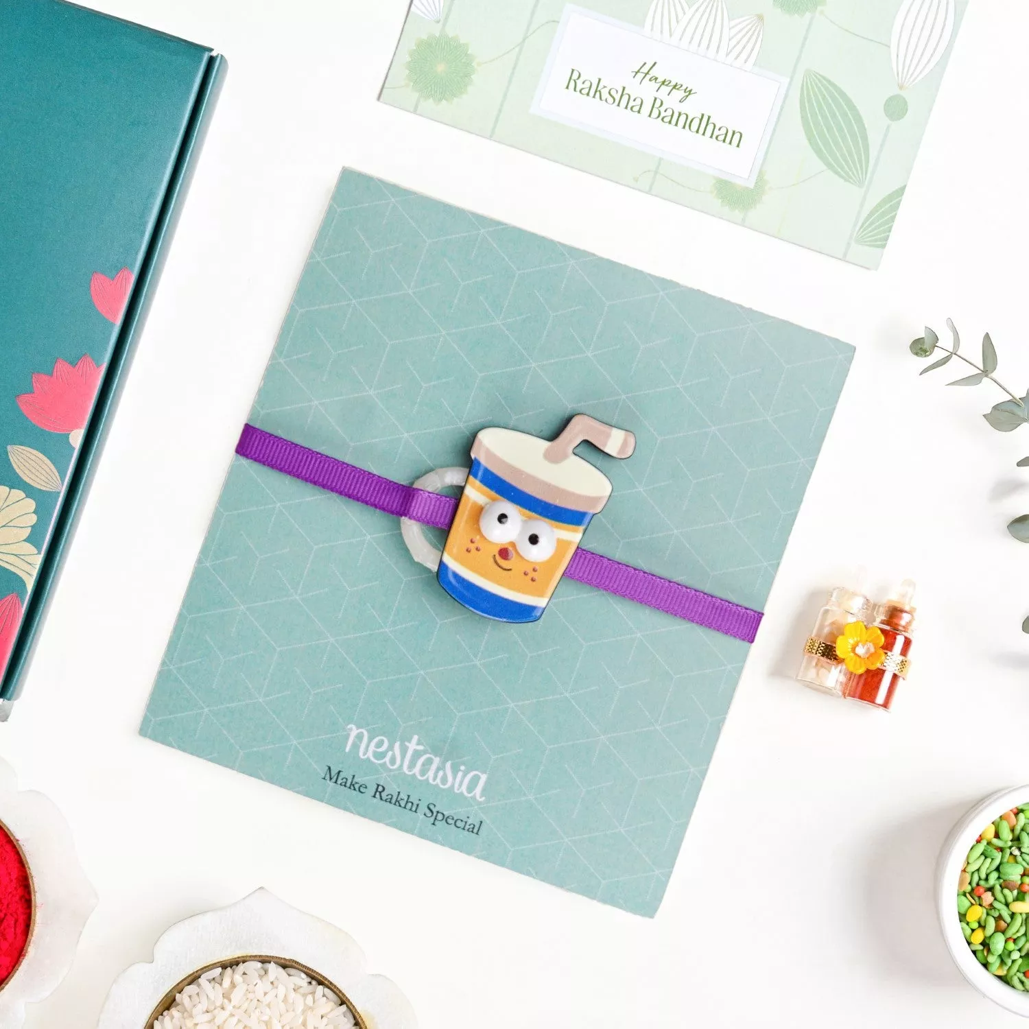Sipper Mug Kids Rakhi Set