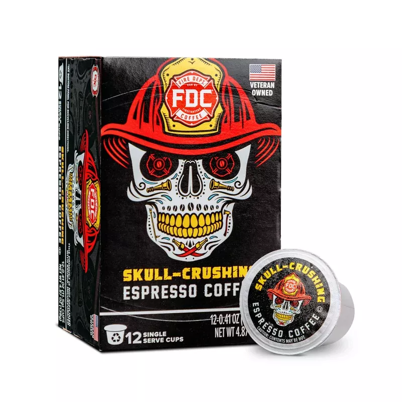 Skull Crushing Espresso Coffee Pods