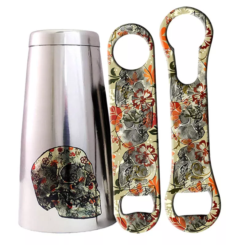 Skull & Flowers Kolorcoat Bar Tools