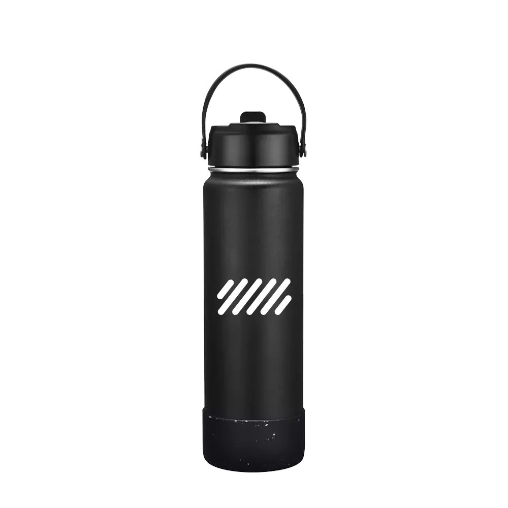 Slate 27 oz Water Bottle|Black&White&Navy