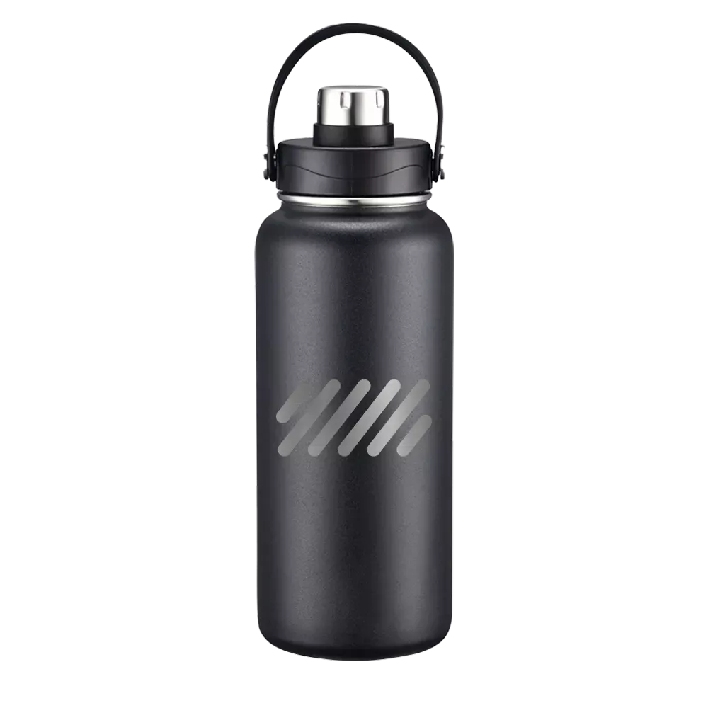 Slate 34 oz Water Bottle|Black&White