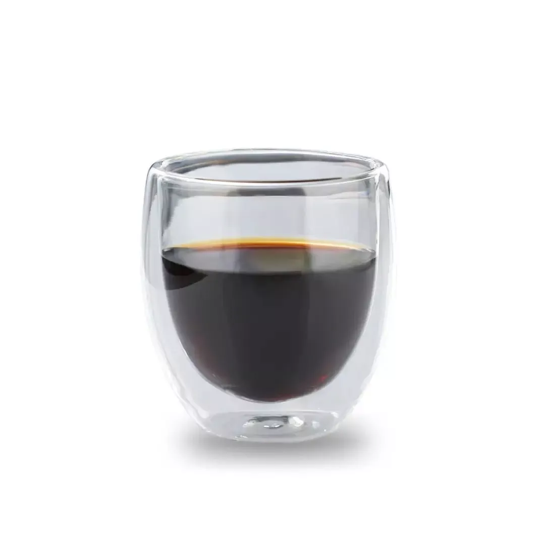 Sleek Double Wall Glass Cup|250ml&350ml