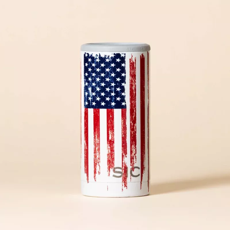 Slim Can Cooler | American Flag