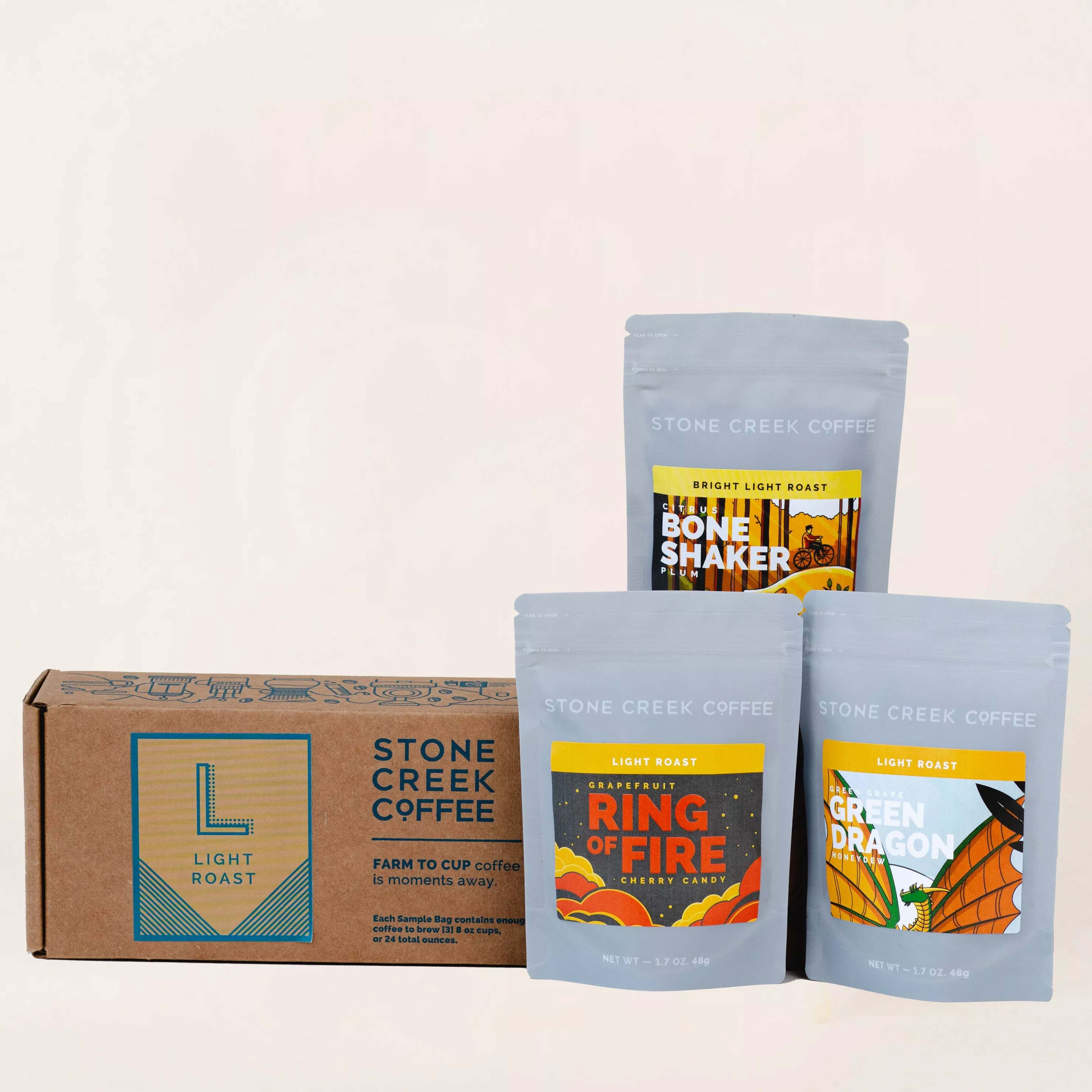 SMALL TASTING SAMPLE BOX|Light Roast&Medium Roast&Dark Roast&Assorted Roasts