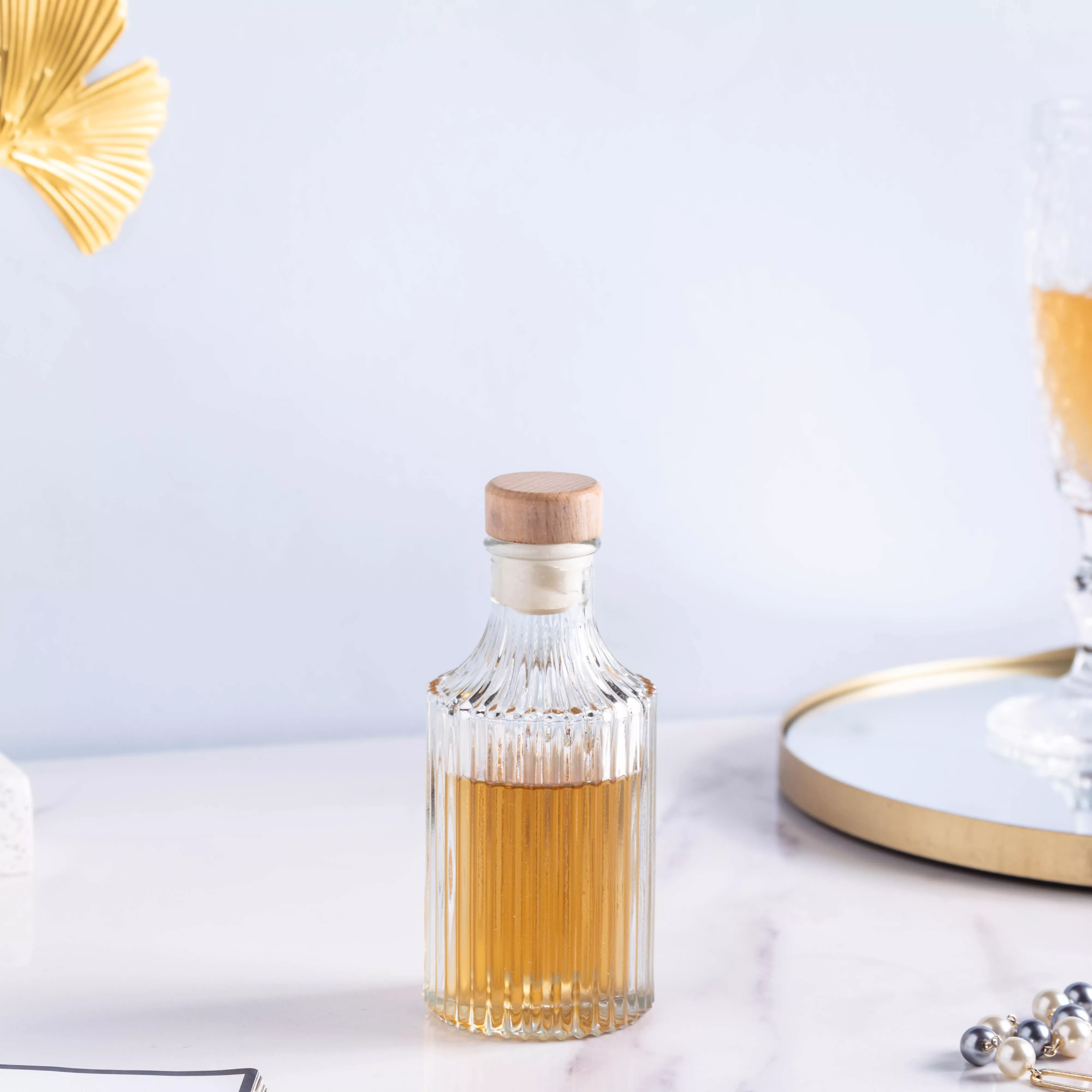 Small Wine Bottle with Cork