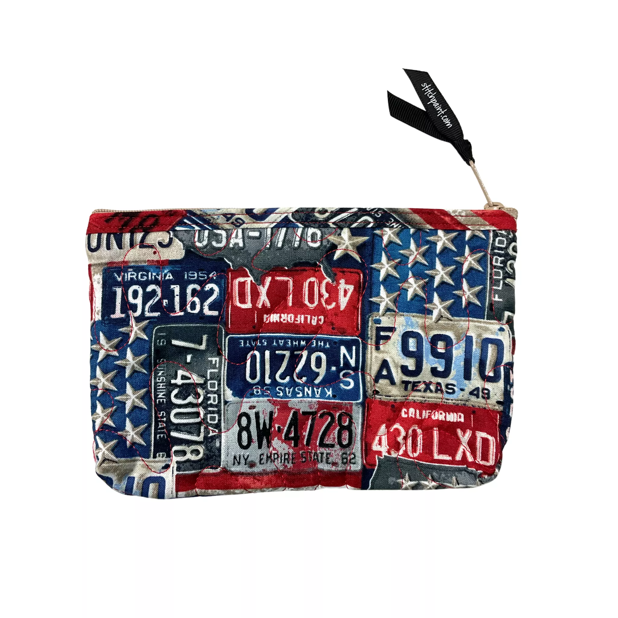 Small Zipper Pouch - Vintage USA