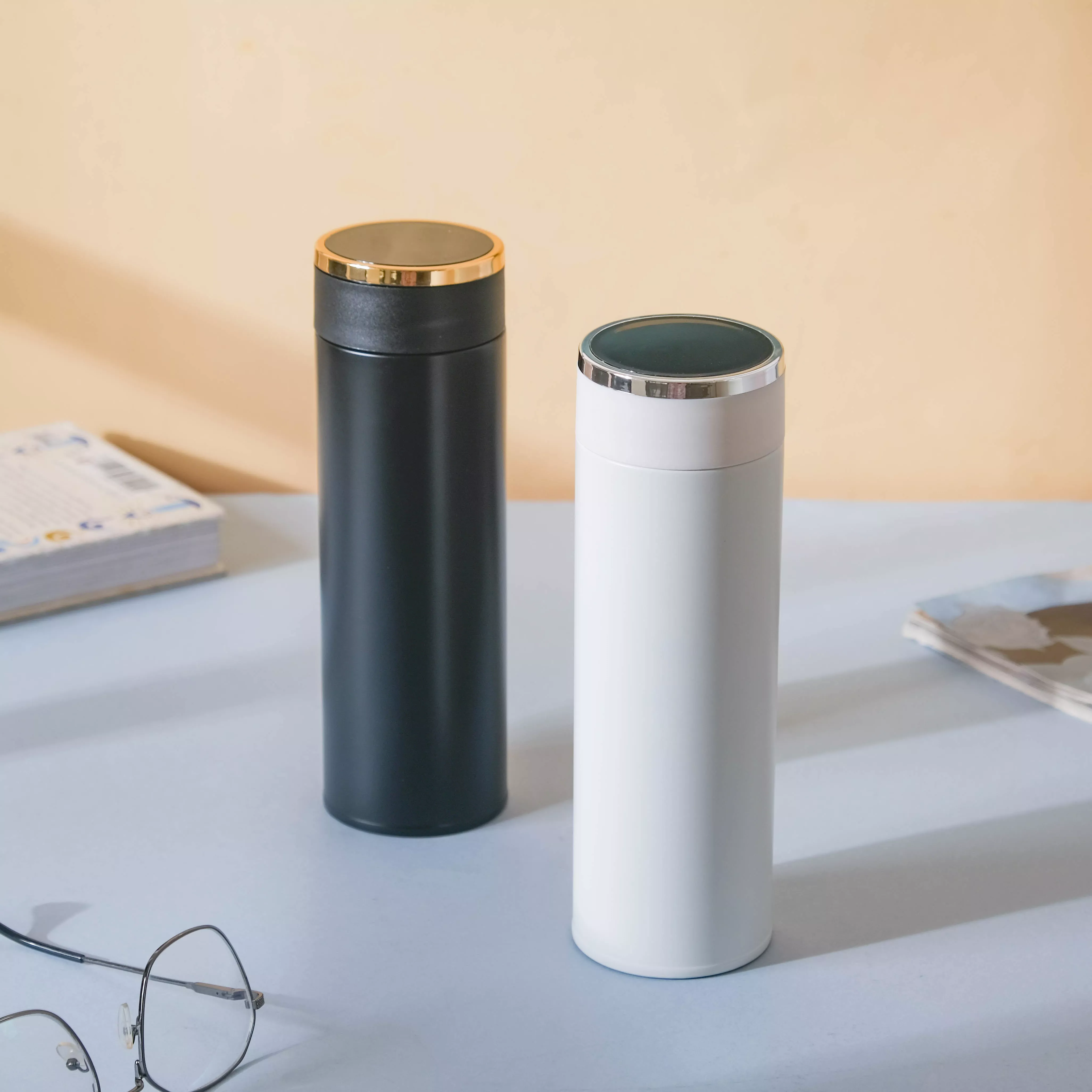 Smart Thermos Bottle|White&Black